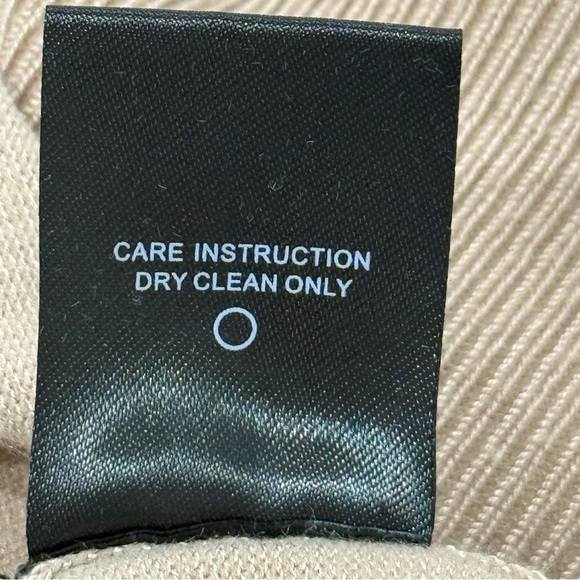 H:ours Jacklyn Sweater Cutout Mesh Cropped Neutral Tan Small Revolve Chic Edgy - Picture 10 of 11